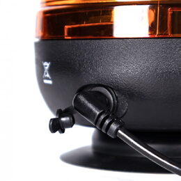 PROFI LED maják s dálkovým ovladačem 12-24V 45LED, oranžový, ECE R10, IP65