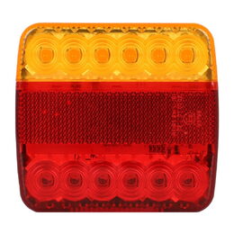 2x LED sdružená magnetická zadní světla s bezdrátovým připojením, 32 LED, ECE R10, IP67