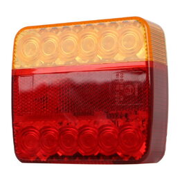 2x LED sdružená magnetická zadní světla s bezdrátovým připojením, 32 LED, ECE R10, IP67