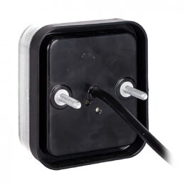 LED couvací světlo 12V bílé, 16 LED, ECE R10 R148, IP67 - 87x77x29 mm