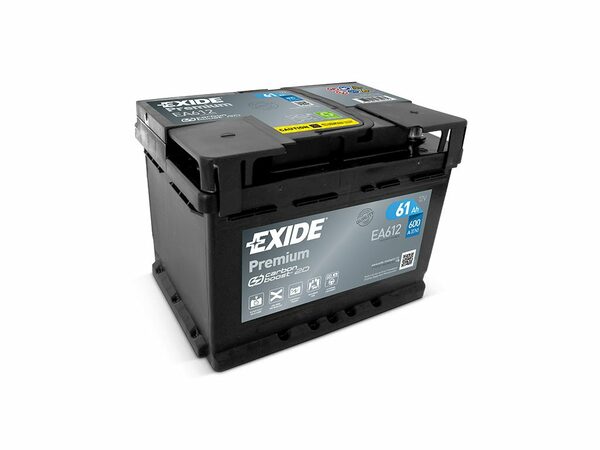 Autobaterie EXIDE Premium 61Ah 12V 600A