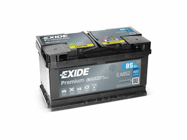Autobaterie EXIDE Premium 85Ah 12V 800A