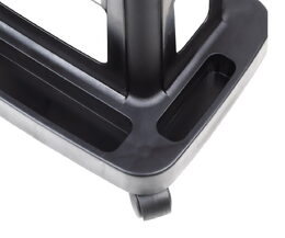 Dílenská židle na kolečkách s úložným prostorem na nářadí 150 kg