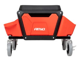 Dílenská židle na kolečkách s úložným prostorem na nářadí 150 kg