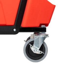 Dílenská židle na kolečkách s úložným prostorem na nářadí 150 kg