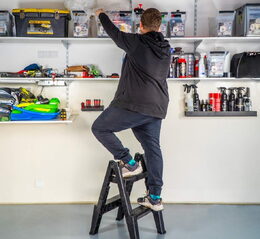 Skládací žebříková stolička 51,5cm 150kg