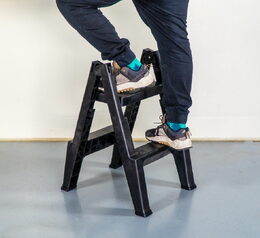 Skládací žebříková stolička 51,5cm 150kg