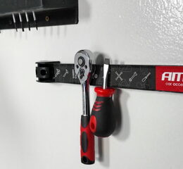 Magnetické držáky na nářadí 1x20cm 1x30,5cm 1x46cm sada 3ks