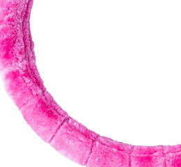 Potah volantu růžový 37-39cm