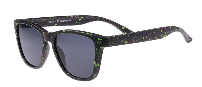 Sluneční brýle UNI tmavé s barevnými fleky