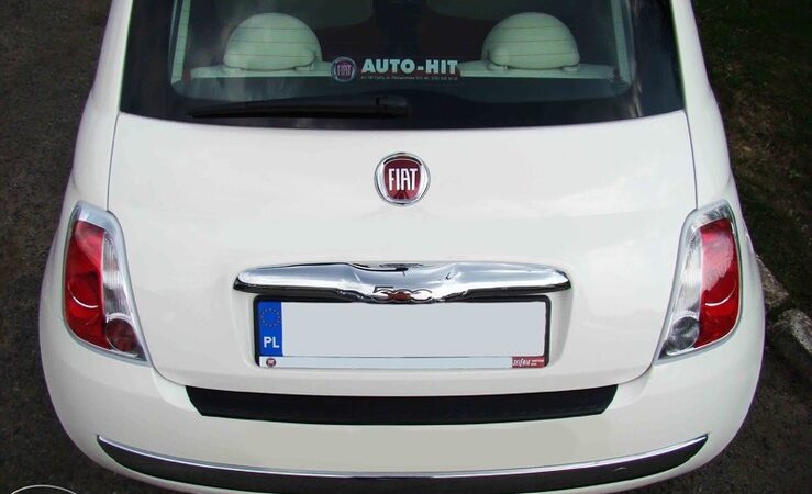 Nášlap kufru Fiat 500 r.v. 2007-2011