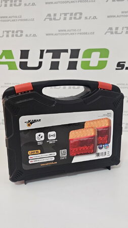 2x LED sdružená magnetická zadní světla s bezdrátovým připojením, 32 LED, ECE R10, IP67