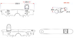 Kamera pro Mercedes Citan / Renault Kangoo ll / Dacia Dokker