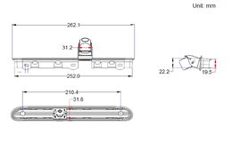 Kamera pro Peugeot Expert / Jumpy, Citroën Space Tourer, Toyota, AHD/CVBS