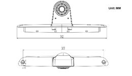 Kamera pro Mercedes Sprinter, VW Crafter, AHD/CVBS