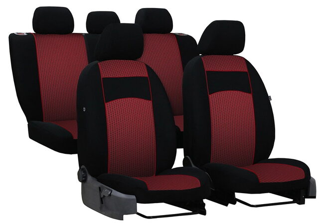 Autopotahy ŠKODA FABIA IV, od r. 2021, VIP červené