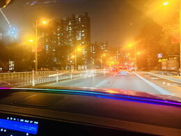 LED ambientní osvětlení RGB pod přední okno - vnitřní