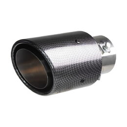 Tuningová koncovka výfuku s červeným/modrým LED podsvícením