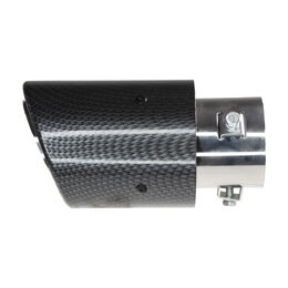 Tuningová koncovka výfuku s červeným/modrým LED podsvícením