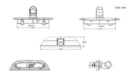 Kamera pro Ford Transit Courier 2023-, AHD/CVBS
