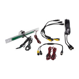 Dvojitá kamera univerzální s brzdovým světlem, bílá