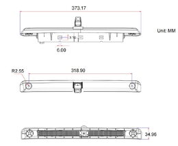 Kamera pro Renault Master, Nissan Interstar 2024-, AHD/CVBS