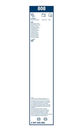 Stěrače LAND ROVER Range Rover III [LM] r.v. 2002-2013, BOSCH 2 ks