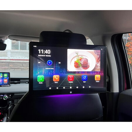 LCD monitor 14" OS Android/USB/SD/HDMI in/out/Bluetooth s držákem na opěrku