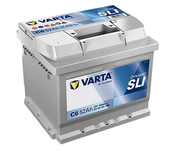 Autobaterie VARTA DYNAMIC SLI 52Ah 12V 520A C6