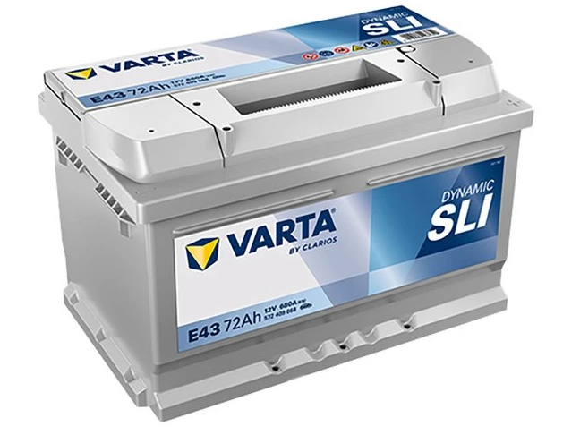 Autobaterie VARTA DYNAMIC SLI 72Ah 12V 680A E43