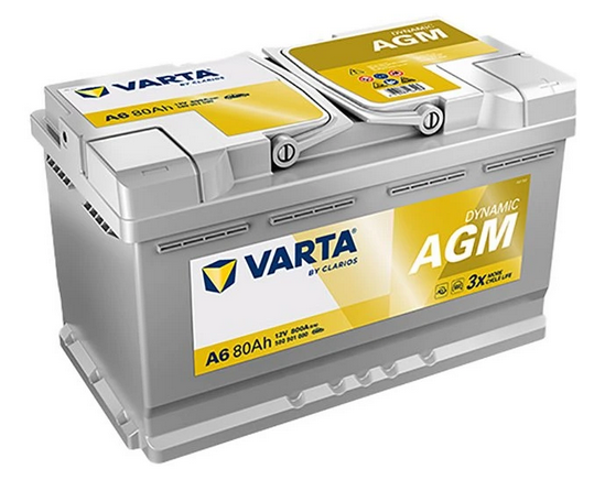 Autobaterie VARTA DYNAMIC AGM 80Ah 12V 800A A6 (F21)