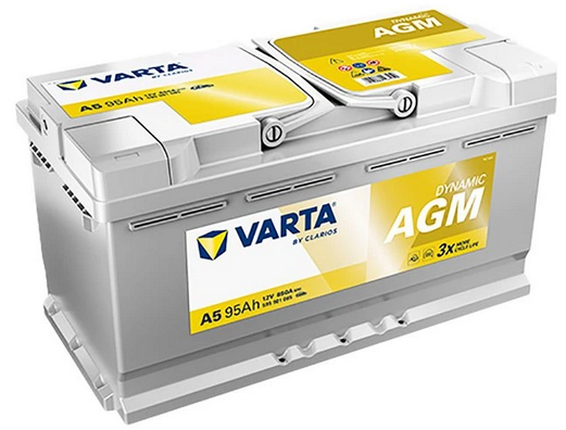 Autobaterie VARTA DYNAMIC AGM 95Ah 12V 850A A5 (G14)