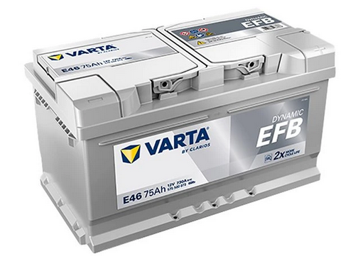Autobaterie VARTA DYNAMIC EFB 75Ah 12V 730A E46