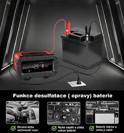 Autonabíječka 12V/10A & 24V/5A + 12V LifePO4