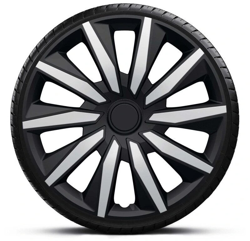 Kryty kol 16" DECENTE SILVER - sada 4ks