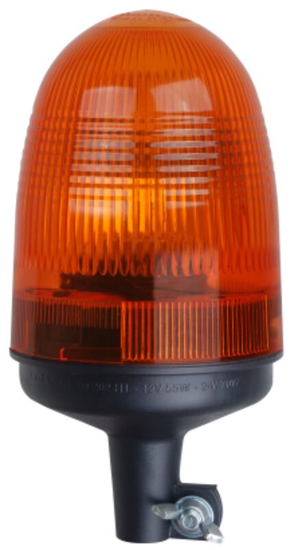 x LED maják, 12-24V, oranžový na držák, 80x SMD5050, ECE R10