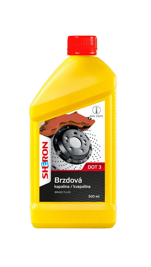 Brzdová kapalina SHERON DOT 3 LV 500 ml