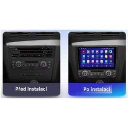 Autorádio pro BMW E81, E82, E87, E88 s 9" LCD, Android, WI-FI, GPS, CarPlay, Bluetooth, 4G