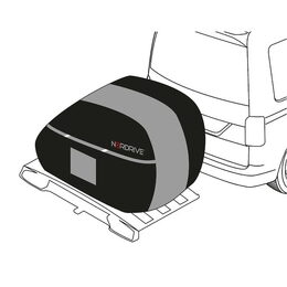 Plachta na 3-4 kola LAMPA - 190 x 50 x 130 cm