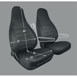 Univerzální potahy sedadel do karavanu LAMPA