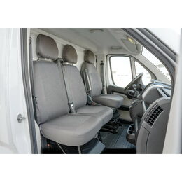 Potahy na přední sedadla pro dodávky M, LAMPA, šedé