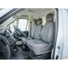 Potahy na přední sedadla pro dodávky M, LAMPA, šedé