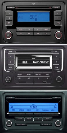 Redukce pro 9" autorádio Škoda Octavia II, VW Touran, Golf5, Roomster (jen2DIN), Passat B7