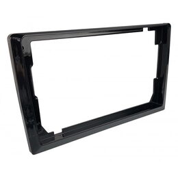 Redukce pro montáž 9" autorádia do 10" rámečku, lesklá černá