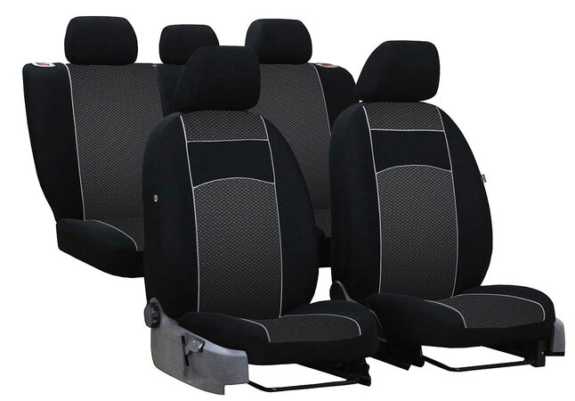 Autopotahy ŠKODA FABIA IV, od r. 2021, VIP černé