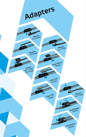 Stěrače DONGFENG Box EV r.v. 2024->, SHERON uni flat 2 ks