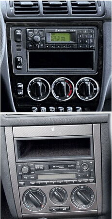 Redukce pro 9" autorádio VW Golf IV, Lupo, Passat, Seat