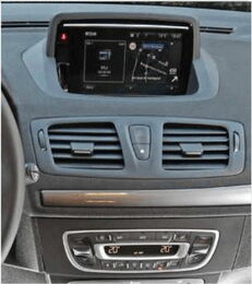 Redukce pro 9" autorádio Renault Megane III 11/2008-2015, Fluence 02/2010-