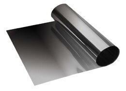 Metalizovaný transparentní přechodový stínící pruh na přední okno Foliatec 15x152cm černý