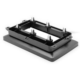 Redukce pro 10" autorádio Škoda Octavia II, VW Touran, Golf5, Roomster (jen2DIN), Passat B